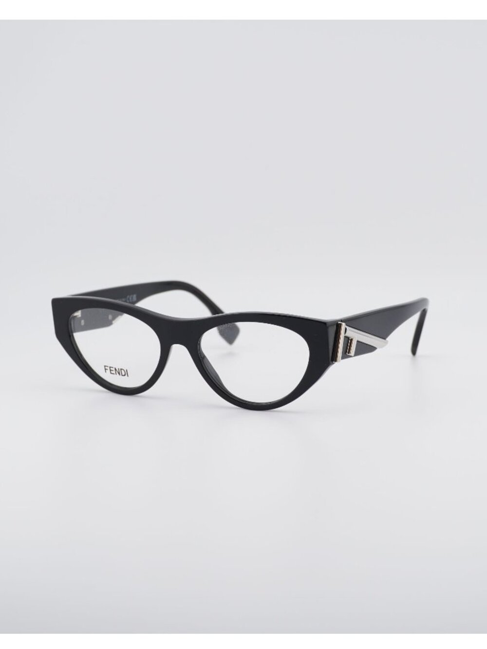 Fendi FE50092I 001 Eyeglasses Black 52mm Cat Eye Frame